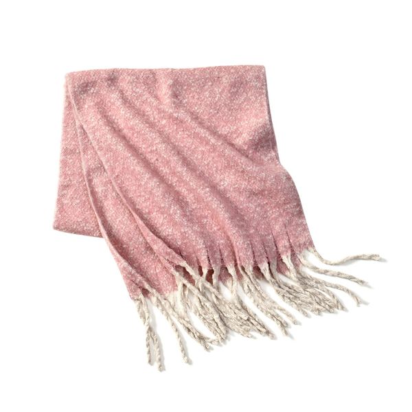 Kuscheliger Allrounder-Schal mit Fransen, Rosa image number 2