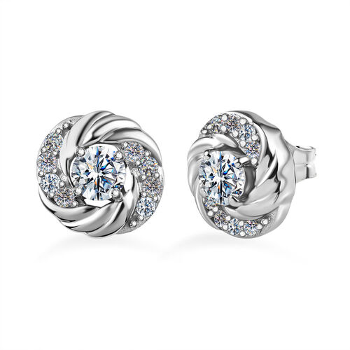 Moissanit Ohrringe - 0,63 ct. image number 0
