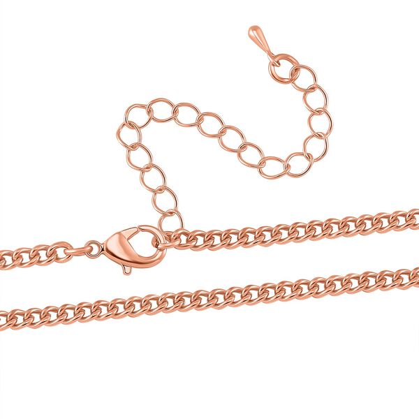 Kristall Halskette ca. 50 cm Std Rose image number 5