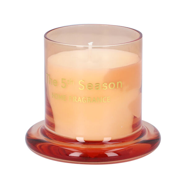 The 5th Season: Duftkerze Becher mit Glasdeckel, Orange image number 5