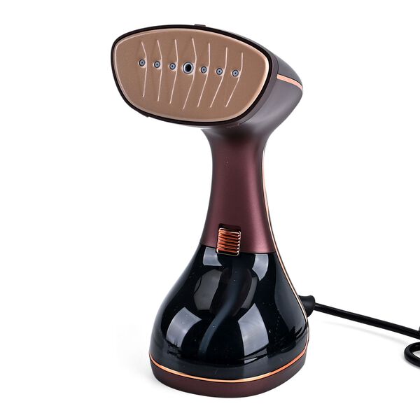 LIVMORE Handdampfgl&auml;tter mit Keramiksohle, 1780W, 32x14x12cm, Kaffeefarbe image number 3