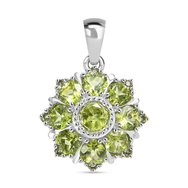 Peridot Anhänger Edelstahl ca. 5.33 ct image number 0