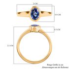 Premium Tansanit Ring, 585 Gold (Größe 18.00) ca. 1.23 ct image number 6