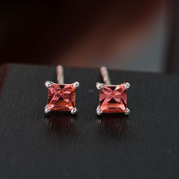 J Francis gefertigt mit SWAROVSKI Rose Pfirsich Swarovski Kristall Ohrringe 925 Silber