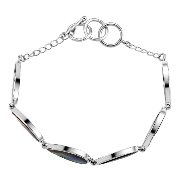 Abalone Muschel Armband ca. 19 cm mit 2.5 cm extender, Reine Legierung image number 6