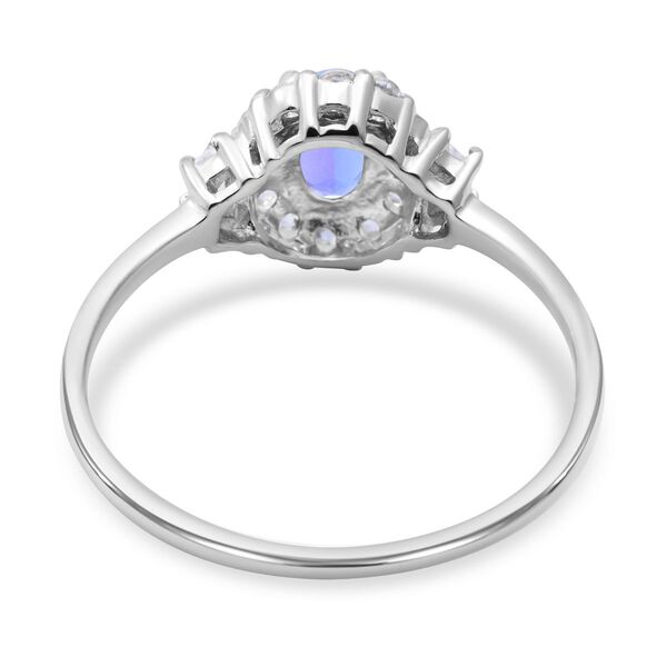 Crown of Light AAA Tansanit und Zirkon Ring image number 5