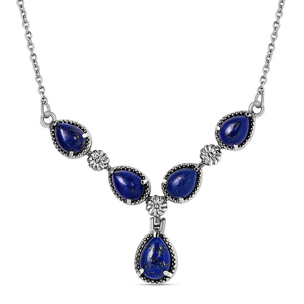 Lapislazuli-Halskette, 45 cm - 9,06 ct.