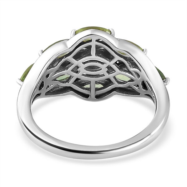 Natürlicher, grüner Apatit-Ring - 1,55 ct. image number 6