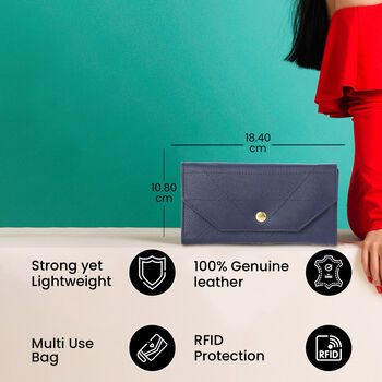 Echtleder Geldb&ouml;rse, RFID gesch&uuml;tzt, Grau