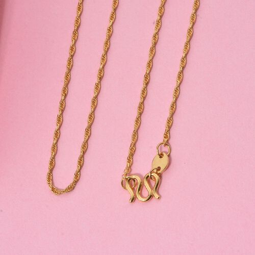 Singapurkette in 999 Gelbgold, 45cm image number 1