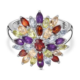 Multi-Edelstein-Ring - 2,87 ct.