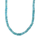 D'Joy Blauer Apatit Halskette ca. 45 cm 925 Silber rhodiniert ca. 98,00 ct.