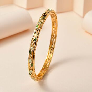 AA nat&uuml;rlicher, &auml;thiopischer Welo Opal-Armreif, 19 cm - 1,41 ct.