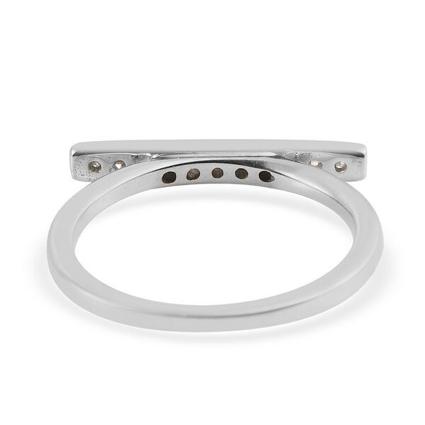 Diamant Ring 925 Silber platiniert  ca. 0,15 ct image number 5