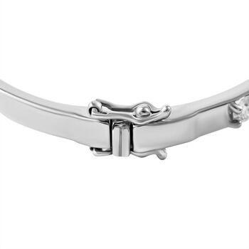 EF Moissanit Armreif, 18 cm - 3,71 ct.