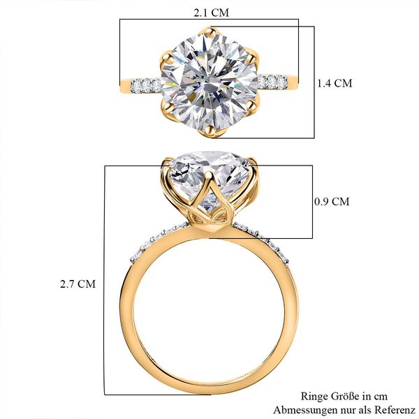Moissanit Ring - 4,80 ct. image number 7