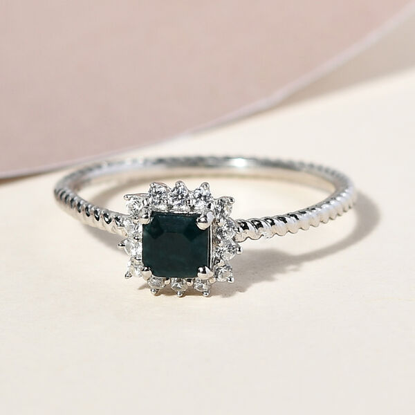 Grandidierit und Zirkon Ring - 0,50 ct. image number 7