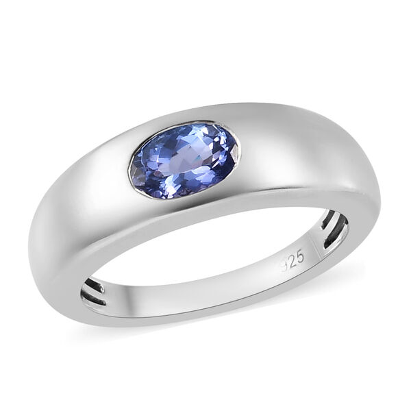 Tansanit Ring 925 Silber Platin-&Uuml;berzug image number 4
