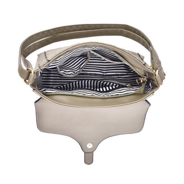 Umh&auml;ngetasche aus Kunstleder, Gr&uuml;n image number 6