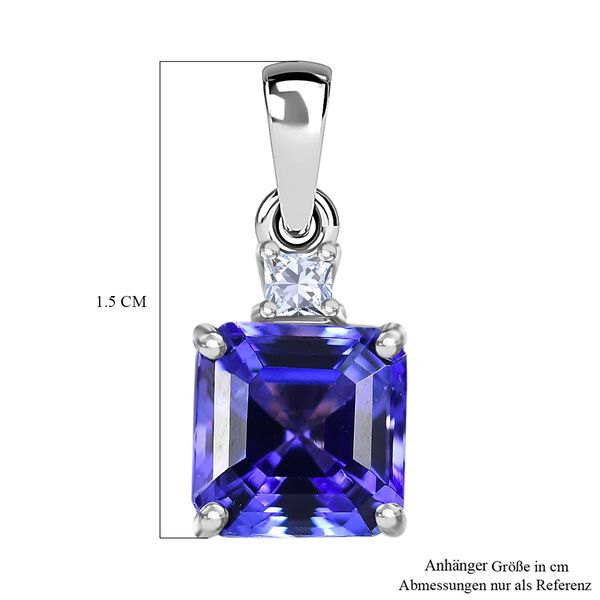 RHAPSODY AAAA Tansanit und VS Diamant Anhänger in 950 Platin - 2,06 ct. image number 6