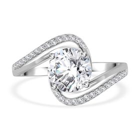 LUSTRO STELLA - Weißer Zirkonia Ring