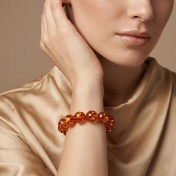 Synthetischer Bernstein Armband 19 cm