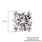 RHAPSODY - Diamant-Ohrstecker, zertifiziert VS E-F, 950 Platin ca. 0,20 ct image number 4