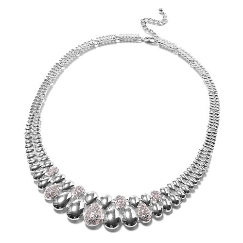 Weiße Kristall-Halskette - 75,60 ct. image number 0