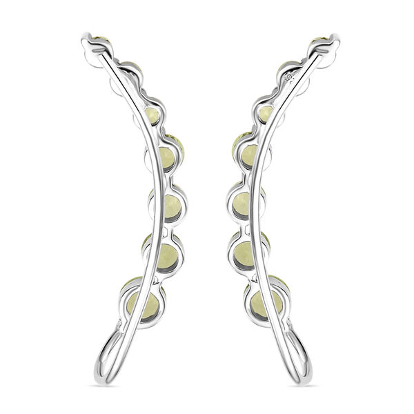 Peridot-Ohrringe in Silber, 2,70 ct. image number 5