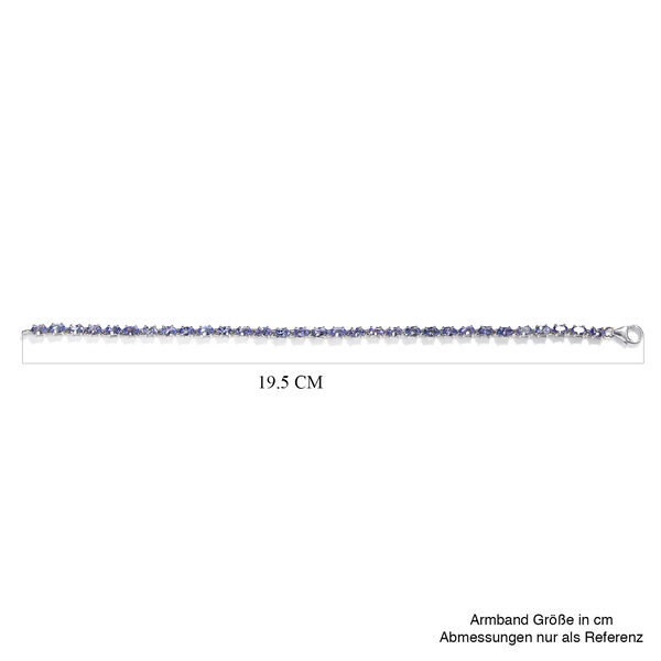 Tansanit Eternity Armband, 19cm - 7,95 ct. image number 4