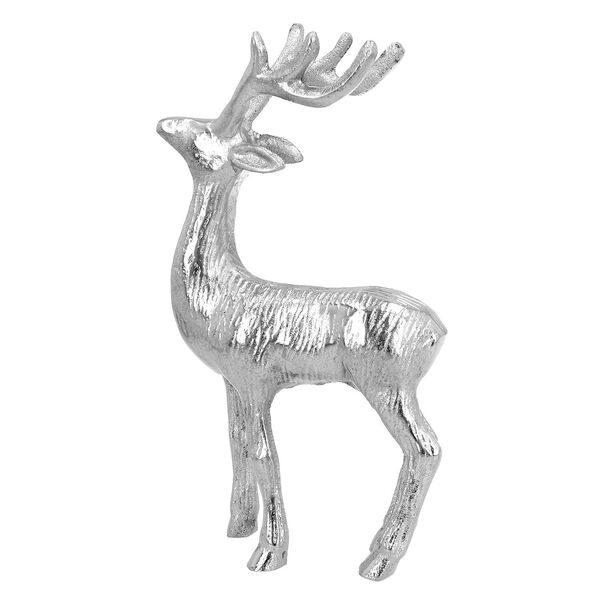 Rentier Figur, 12x5x20cm, silber image number 2