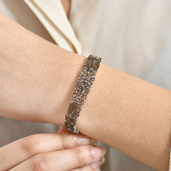 D'Joy Roter Diamant Armband ca. 19 cm 925 Silber rhodiniert ca. 4,95 ct. image number 2