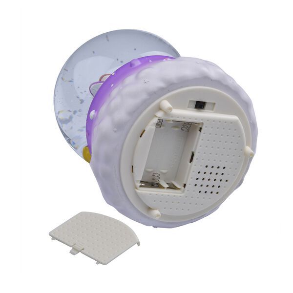 Glitzerkugel mit Musik,lila image number 7