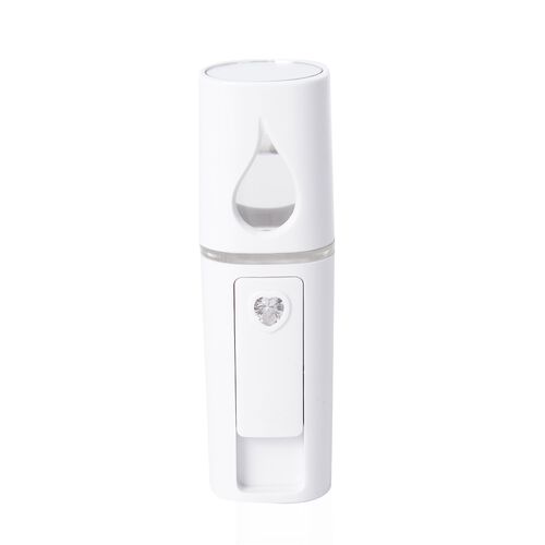 Nano Gesichtsspray mit Licht, Spiegel und USB-Kabel - Weiß image number 0
