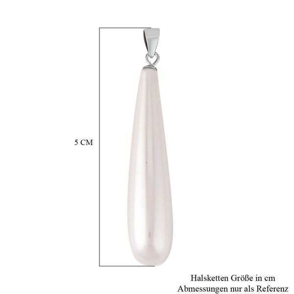 K&ouml;nigin der Edelsteine- Wei&szlig;es Muschelperlen-Schmuckset image number 5