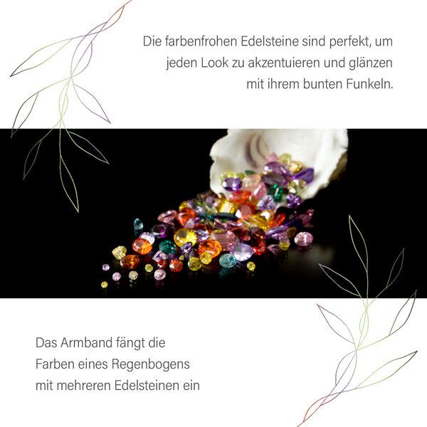 Eternity Multi-Edelstein-Armband image number 8