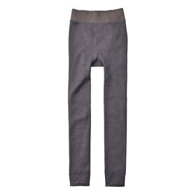 Thermo-Leggings mit Mikroflanell gefüttert, grau