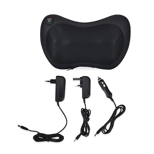 Shiatsu Massagekissen mit W&auml;rmfunktion, Schwarz