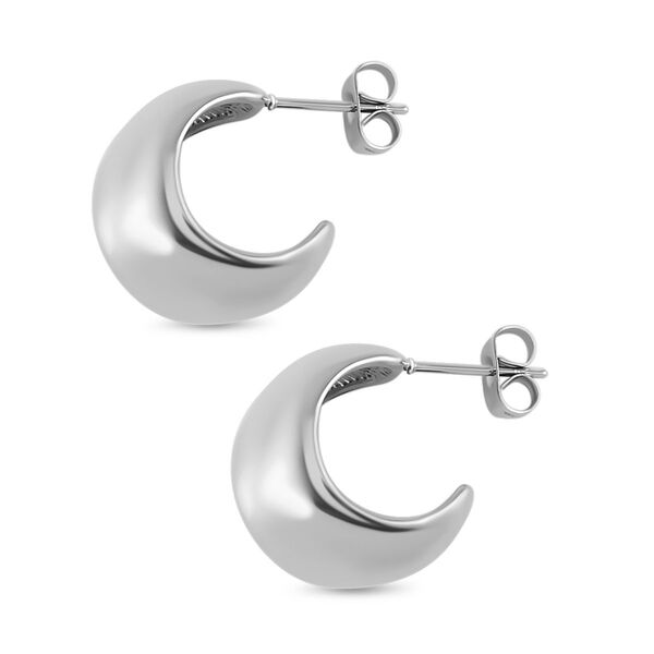 Reiner Edelstahl Ohrringe image number 4