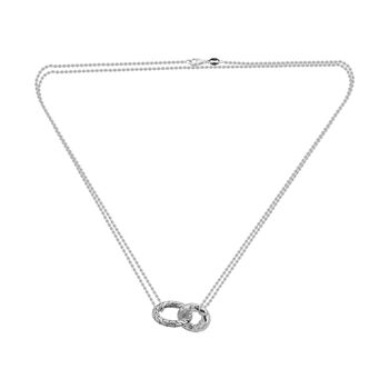 Royal Bali Kollektion- Tulang Naga verflochtener Anh&auml;nger mit 76cm Kette