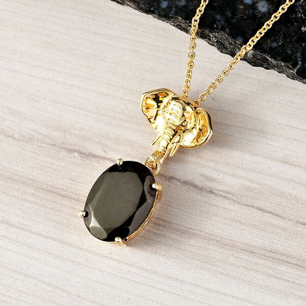 Elite Shungit Schmuckset ca. 50 cm ca. 8.21 ct image number 2