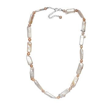 AA S&uuml;&szlig;wasser Perle Halskette, 45+5cm