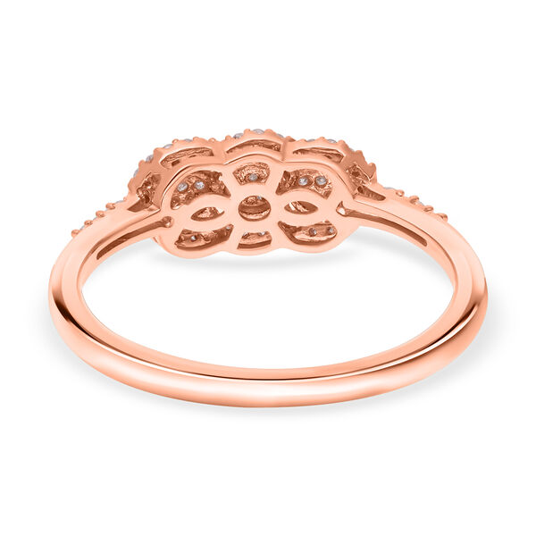 Natürlicher, rosa Diamant-Ring - 0,33 ct. image number 5