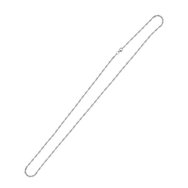 Singapurkette, 925 Silber rhodiniert, ca. 50 cm image number 3