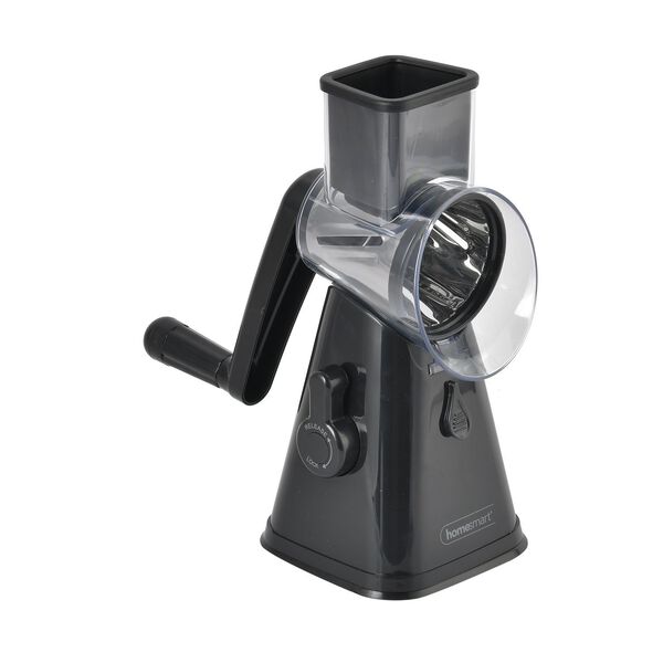 HOMESMART Obst- und Gem&uuml;seschneider mit 3 Klingen, 18x14x28cm, Schwarz image number 1