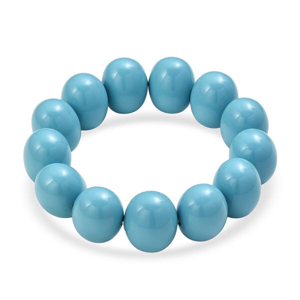 Sleeping Beauty Farbe Muschelkernperle Armband Flexibles cm Standard image number 0