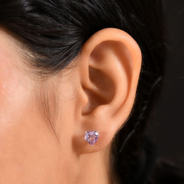 AA Rose De France Amethyst Ohrringe - 2,20 ct. image number 3