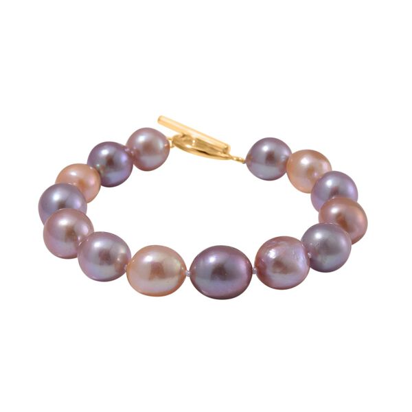 Mehrfarbiges Edison Perlen Armband, 19 cm image number 3