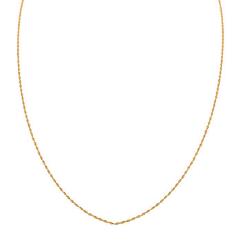 ILIANA - Kordelkette, ca. 45 cm, 750 Gelbgold