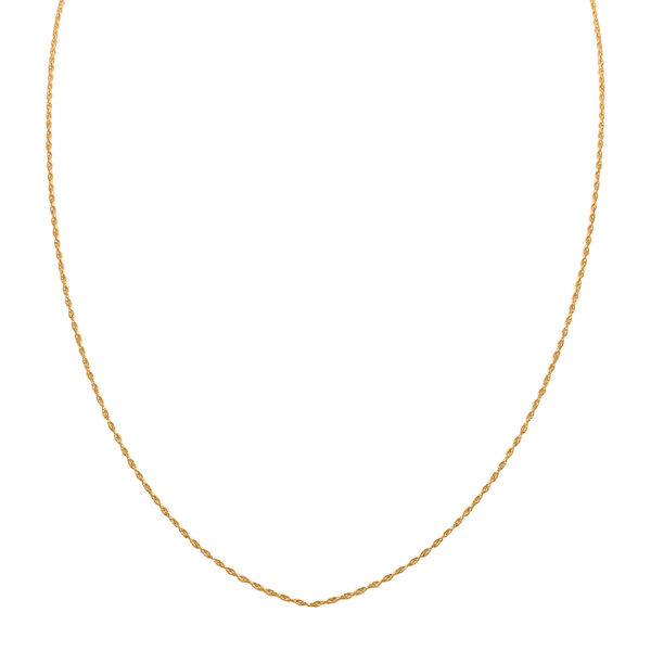 ILIANA - Kordelkette, ca. 45 cm, 750 Gelbgold